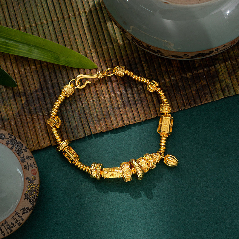Women's Ancient Golden For Special Interest Light Luxury Bracelets