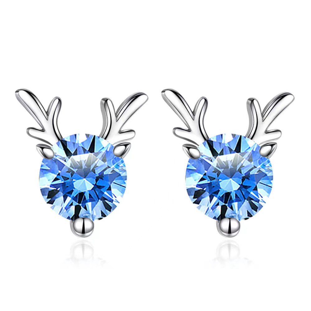 Sier Female Korean Simple Yi Lu Has You Stud Earrings