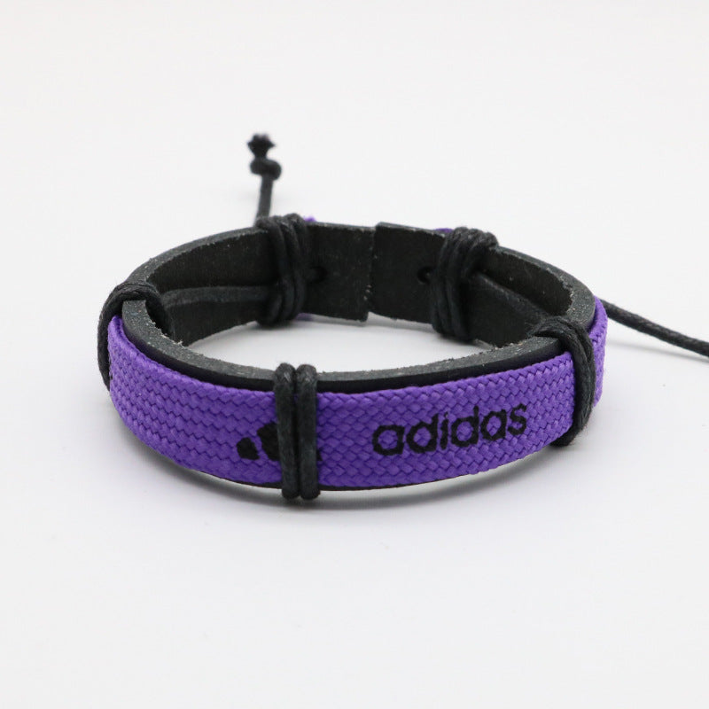 Male Female Couple Basketball Sports Weaving Bracelets