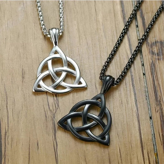 Simple Alloy Triangle Integrated Retro Unisex Necklaces
