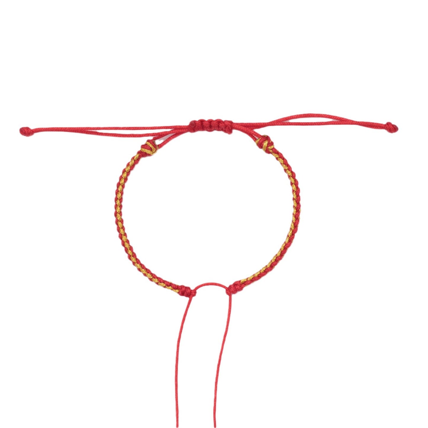 Carrying Strap Hand-woven Life Red Rope Beads Threading Bracelets