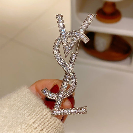 Women's & Men's Simple Versatile Senior Decoration Elegant Business Brooches