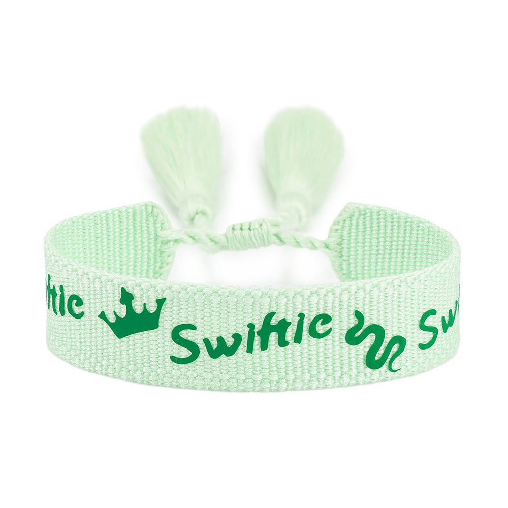 Friendship Hand Woven Rope Taylor Album Bracelets