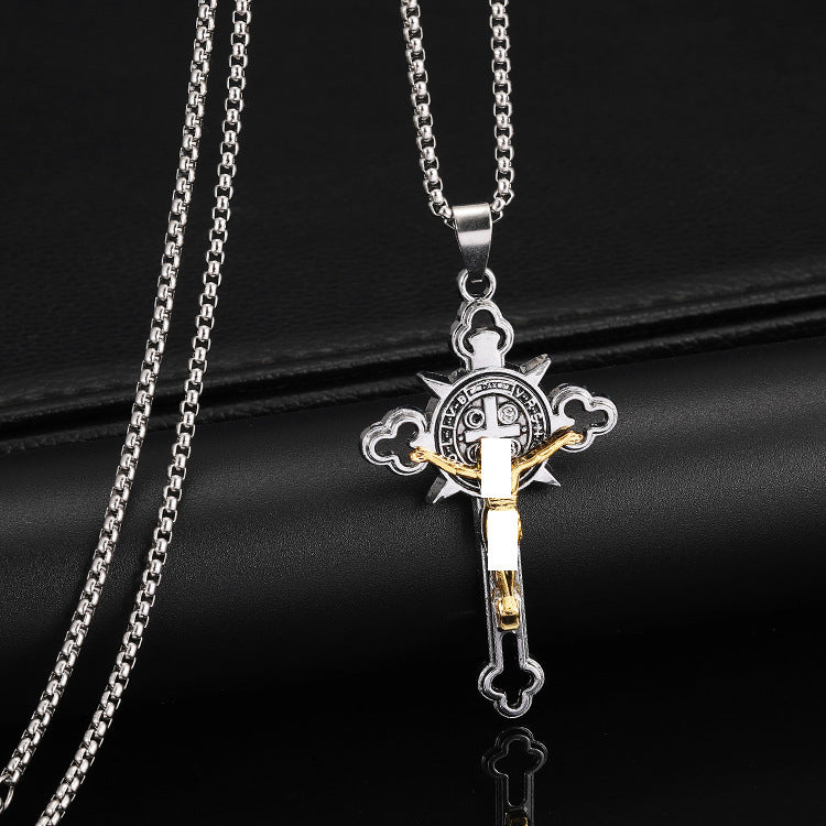Women's & Men's Simplicity Long Gothic Vintage Stainless Steel Pendants