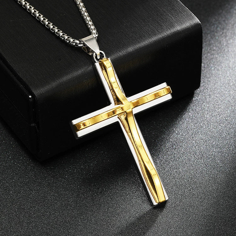 Women's & Men's Simplicity Long Gothic Vintage Stainless Steel Pendants