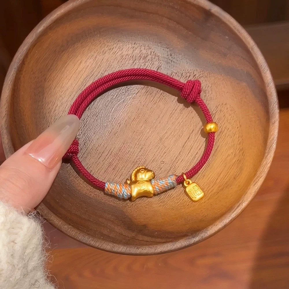 Rich Fu Ma Good Luck Send My Life Lucky Family Bracelet