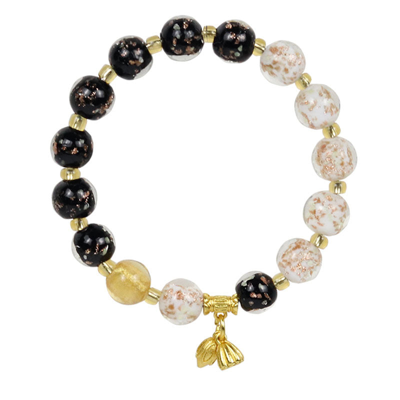 Women's Light Luxury High-grade Luminous Glaze Chinese Beaded Scenic Bracelet