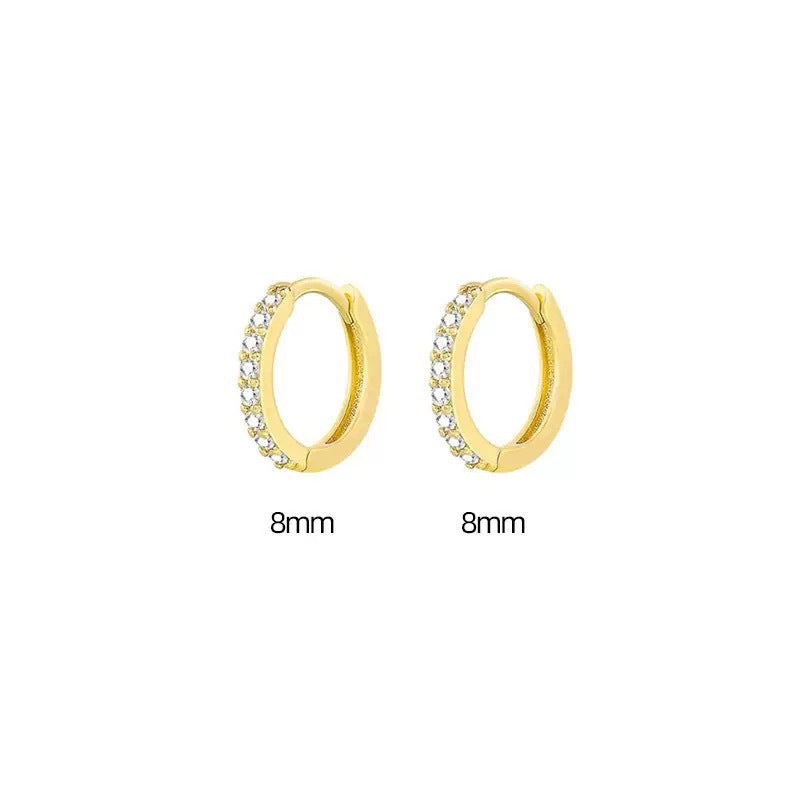 Women's Ear Clips Micro Inlaid Zircon Design Sense Earrings