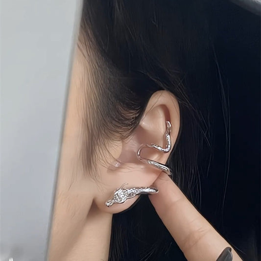 Temperamental Twisted Metallic For Retro Easy Earrings