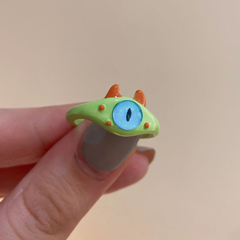 Monster Female Fashion Trendy Switchable Index Ring