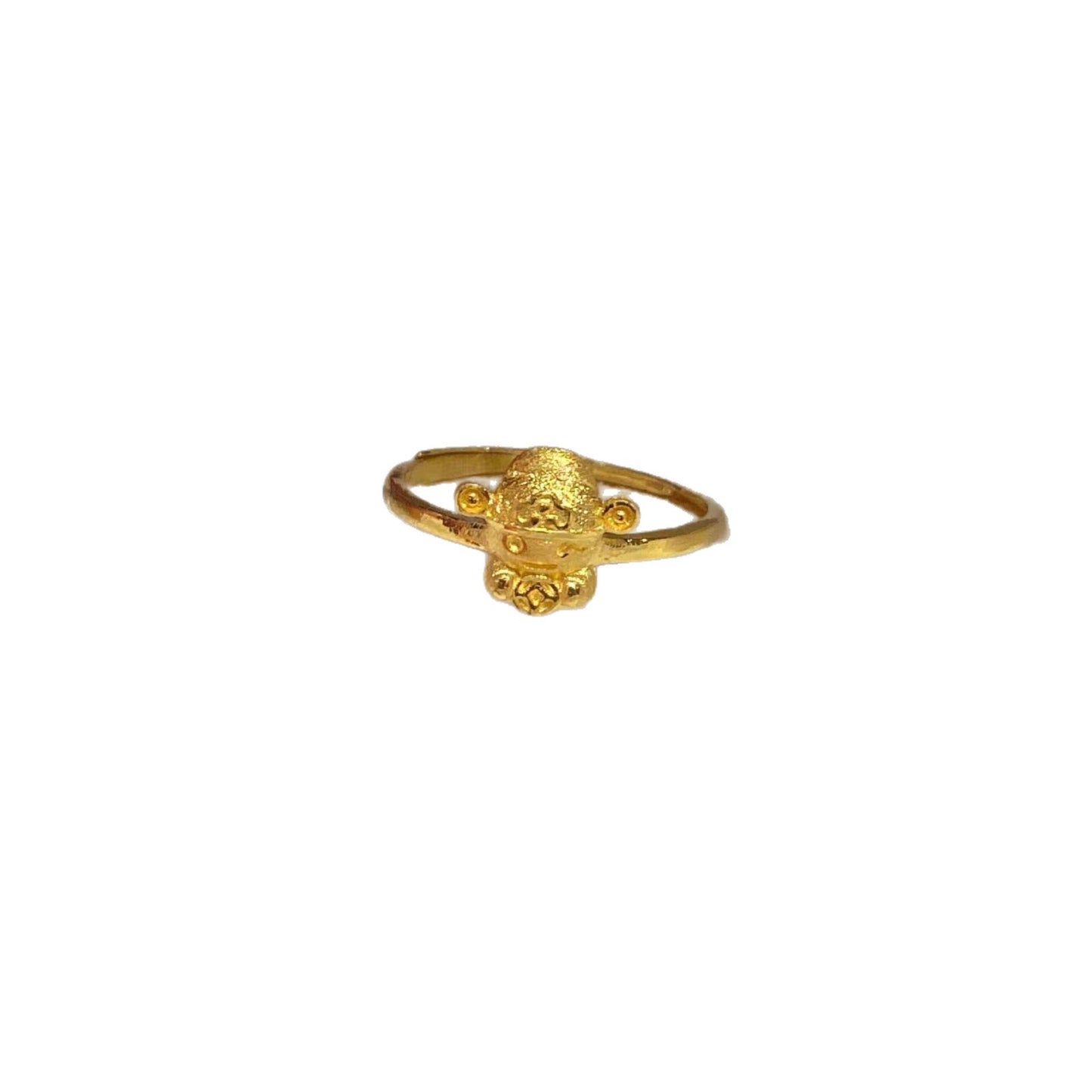Golden Ingot Small God Of Wealth Rings