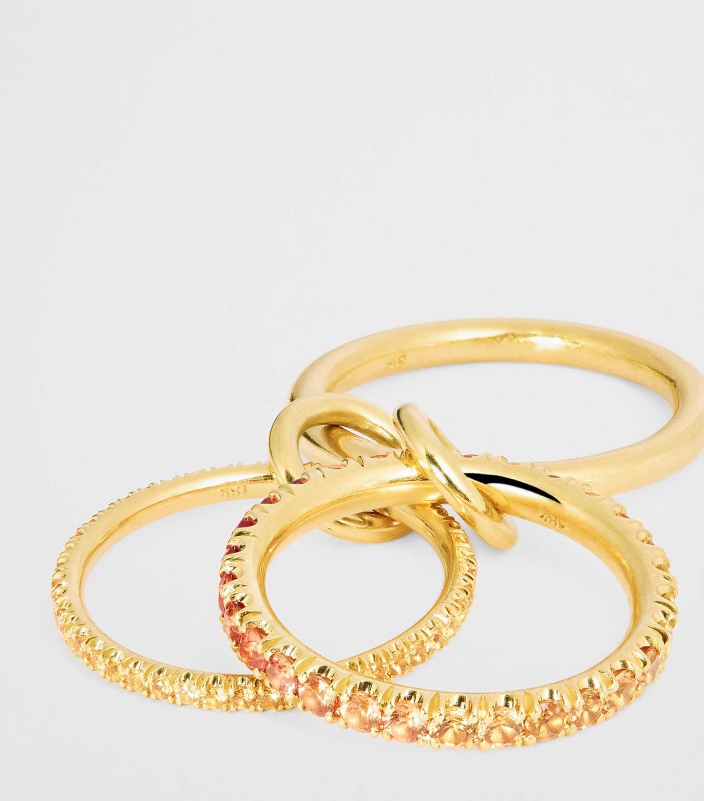 Gold Color Matching Zircon Versatile Creative Rings