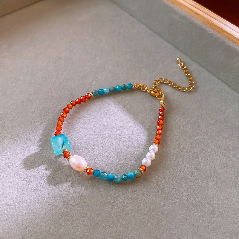 Women's Beaded Ethnic Style Light Luxury High Sense Bracelet