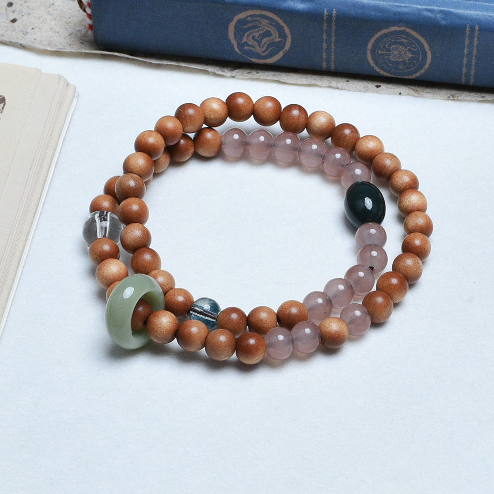 Barbie Sandalwood Tassel National Style Female Artistic Bracelets