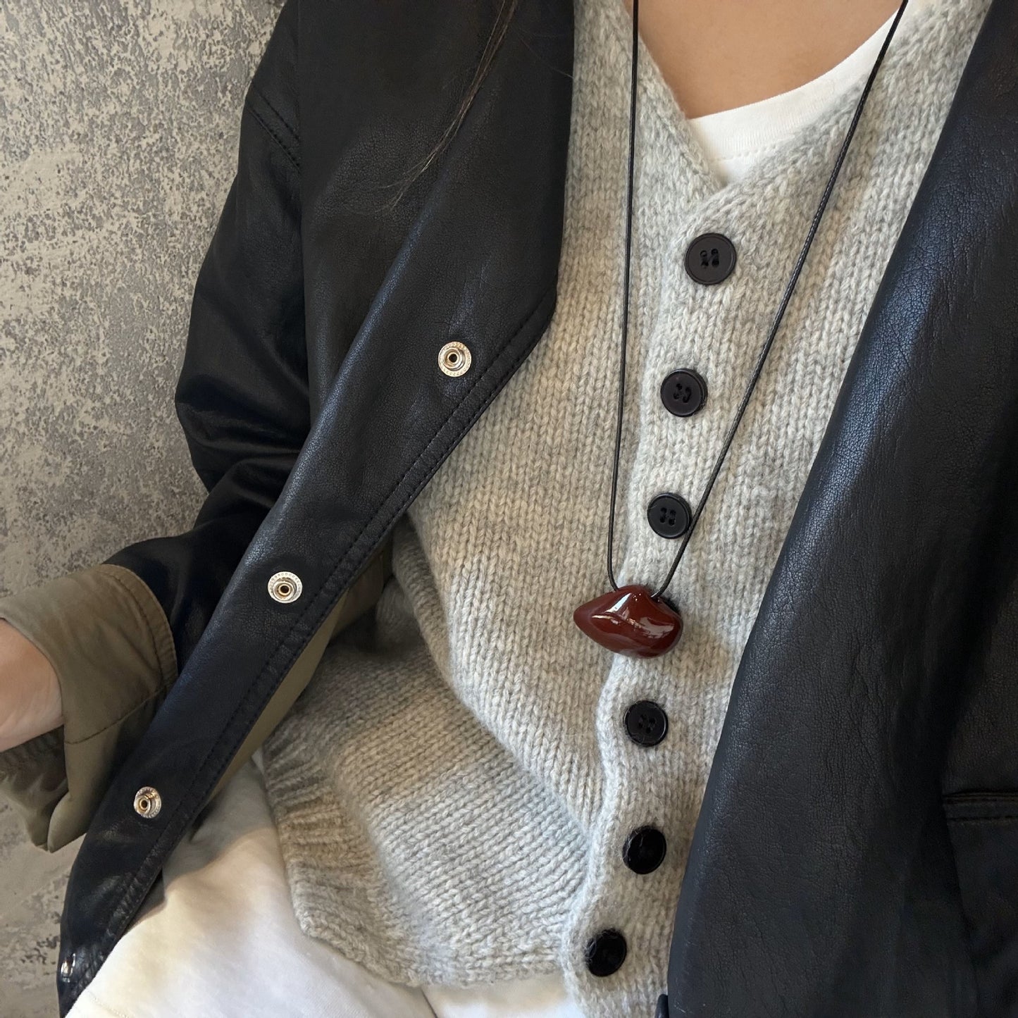 Women's Metal Cloud Simple Texture Advanced Sweaters Necklaces