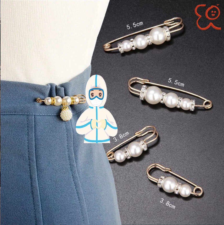 Fixed Clothes Clip Slimming Artifact Brooch Brooches