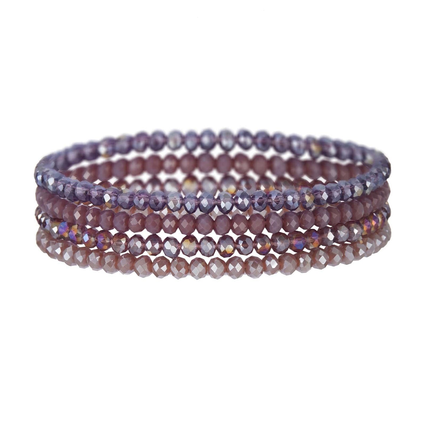 Women's String Beads Twin Elastic Niche Contrast Bracelets