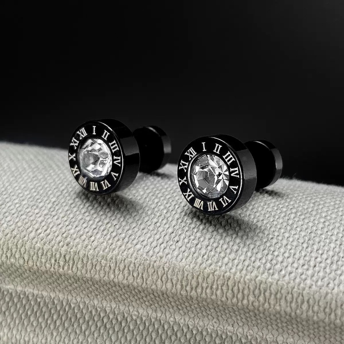 Personality Black Titanium Steel Ear Street Trendy Rings