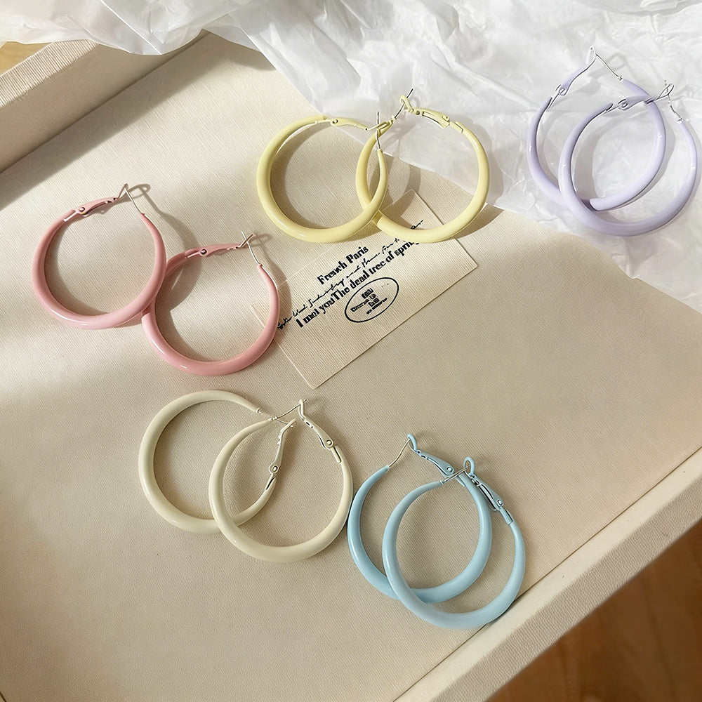Sweet Dopamine Early Spring Ear Personalized Fashion For Graceful Niche Earrings