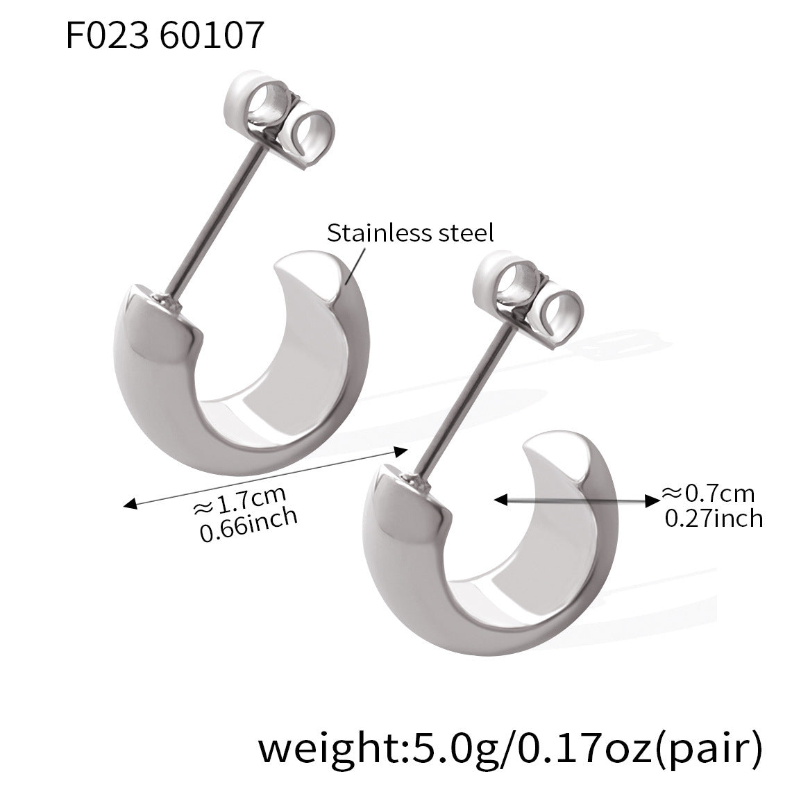Shaped Stainless Steel Material Plated With Real Gold Personalized Simple Rings