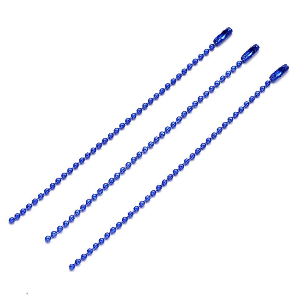 Bead Metal Wave Chain Tag Key Jewelry Accessories