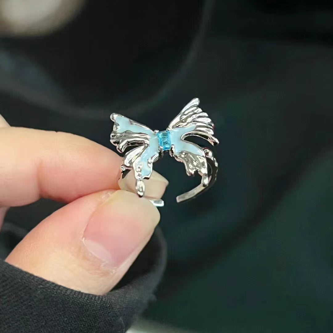 Women's Butterfly Opening Cool Style Fashionable Temperament Rings