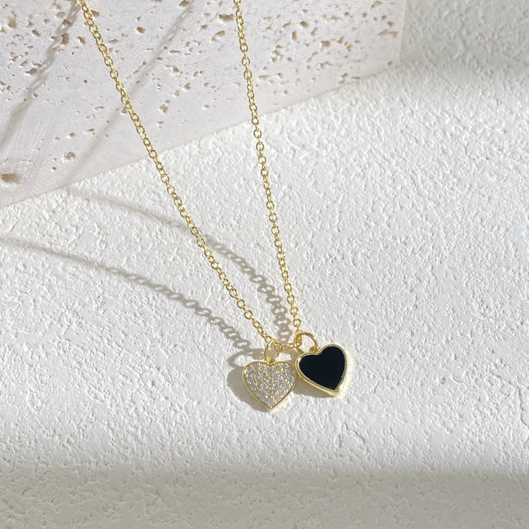 Double-sided Love Craft Stable Not Easy To Drop Stone Remove Jewelry Set