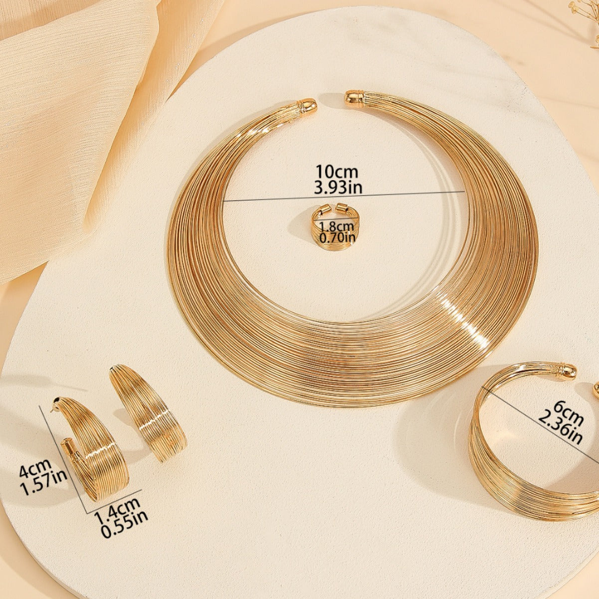 Charming Fashion Nigeria Bridal Alloy Decorations Necklaces