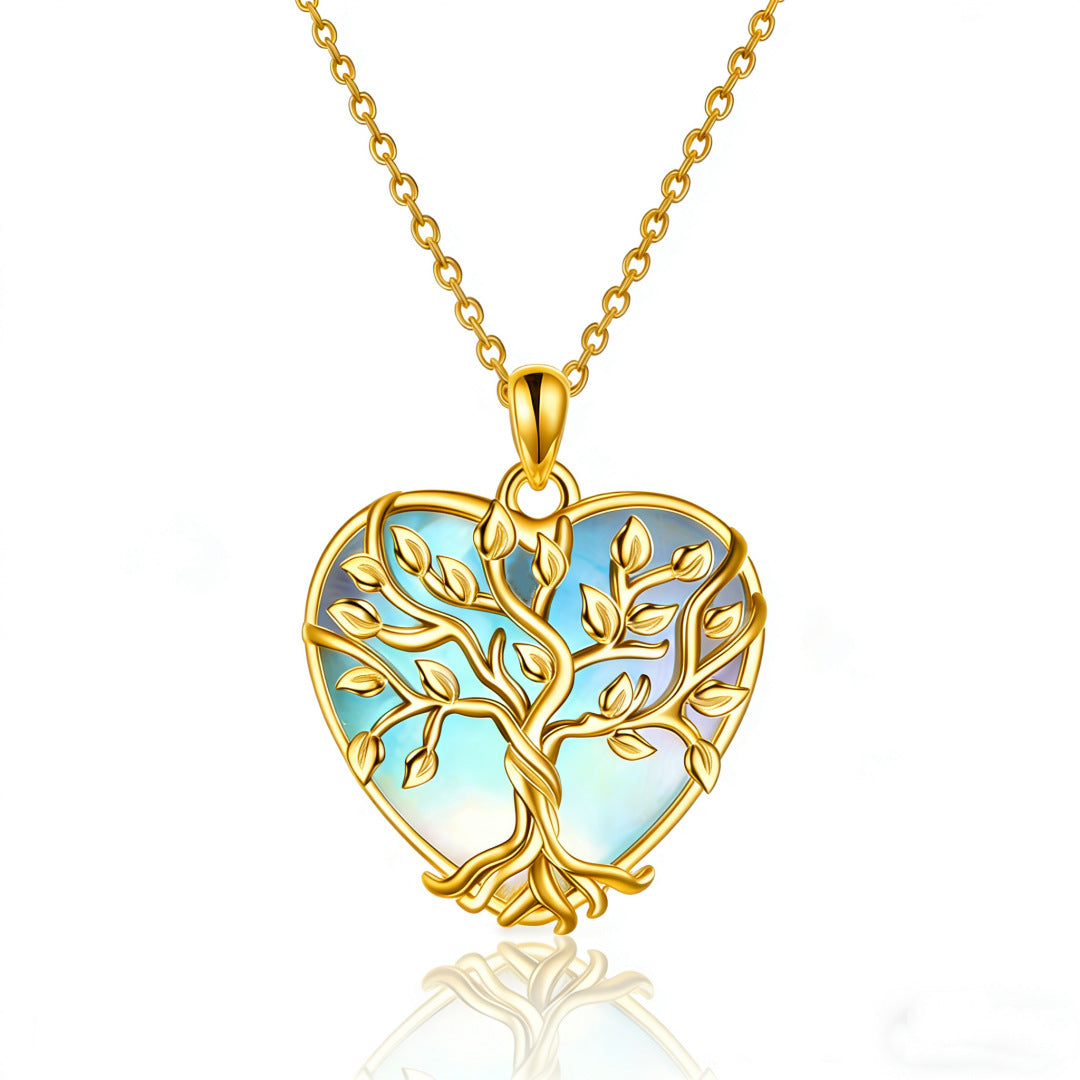 Personality Affordable Luxury Senior Love Tree Of Life Jewelry Set