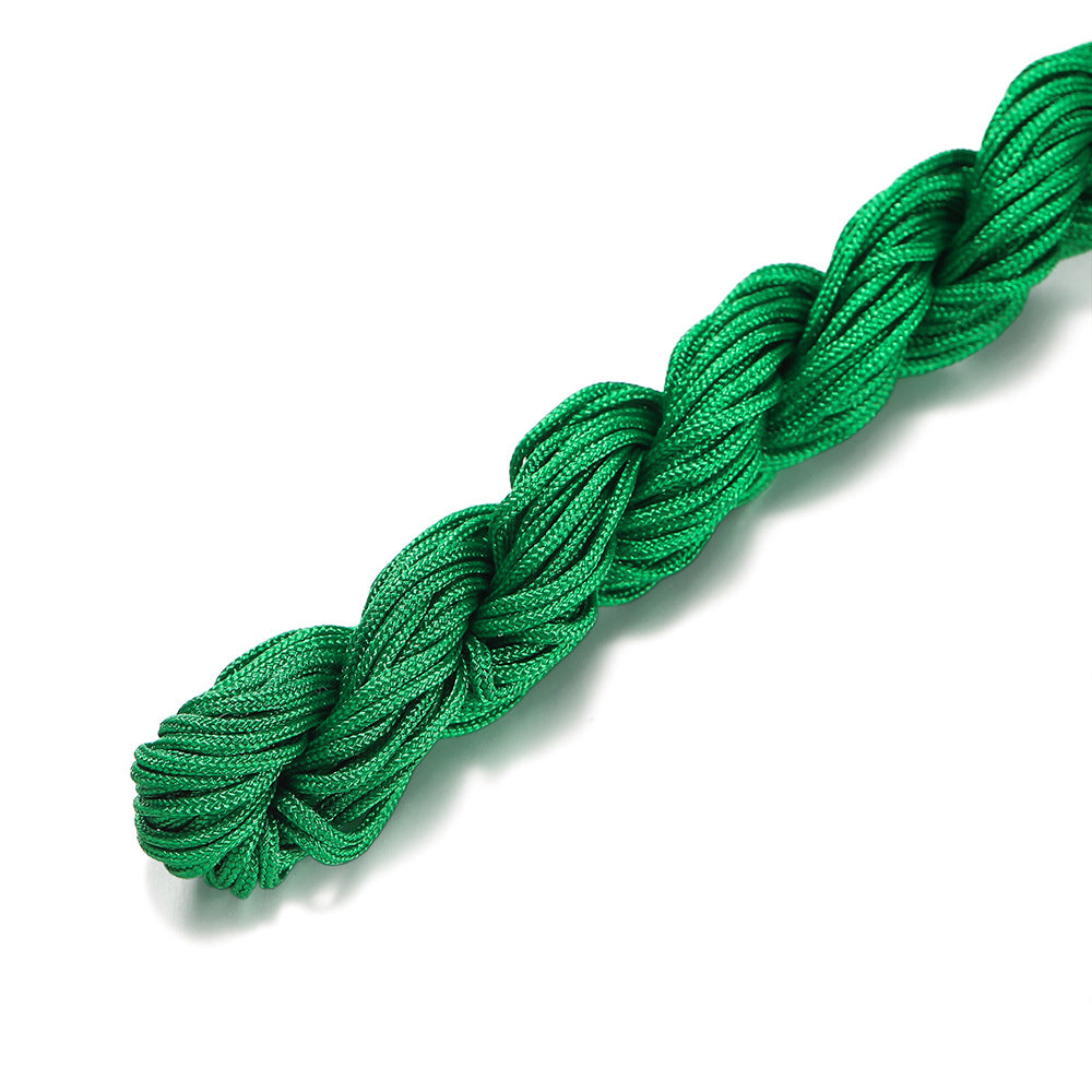 Handmade Braided Jade Strand Red Rope Thread Chinese Knot Hanging Ornaments