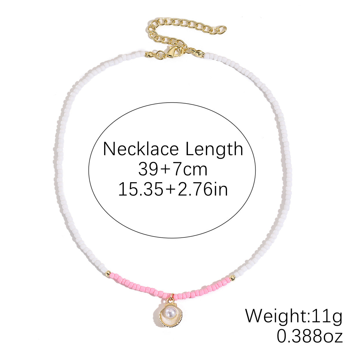 Style Shell Pearl Handmade Beaded Natural Necklace