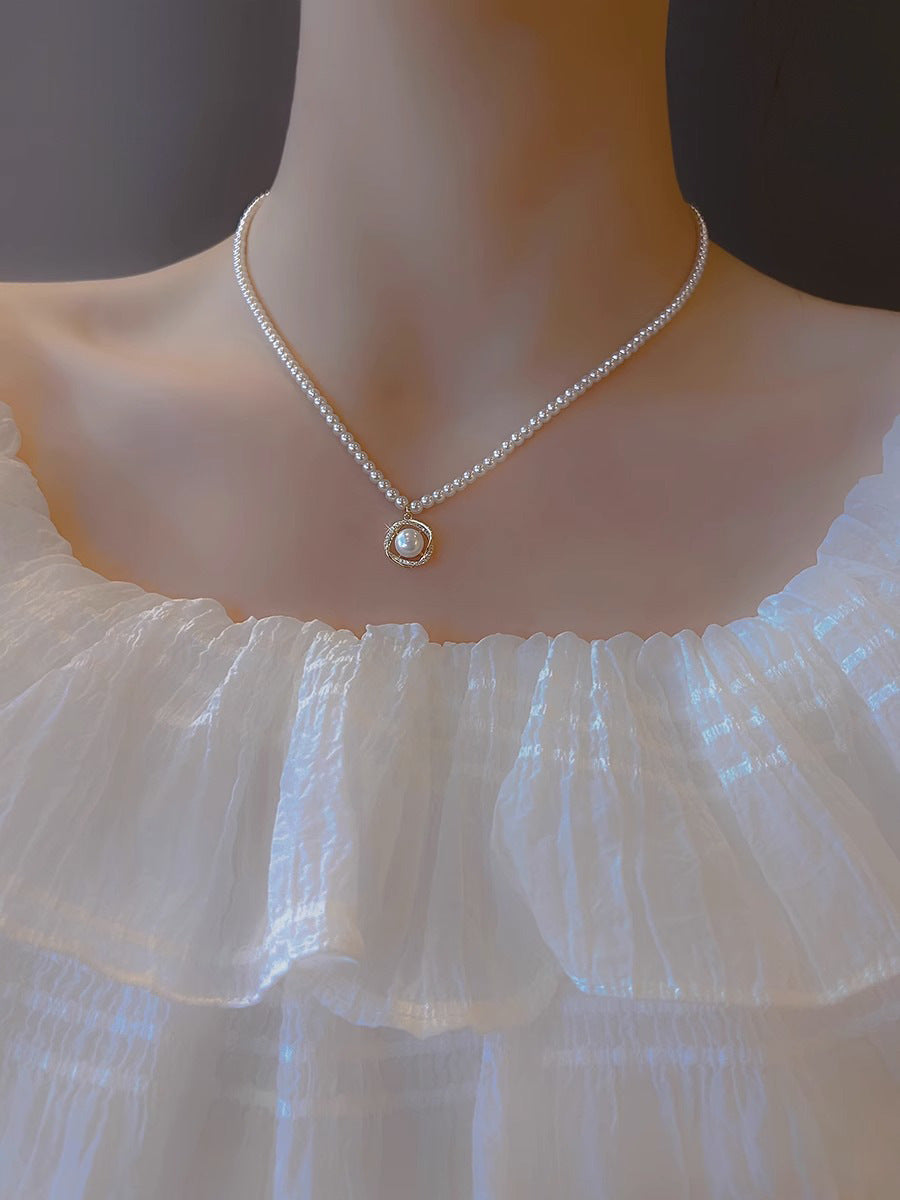 Women's Zircon Clavicle Chain Light Luxury Minority Necklace
