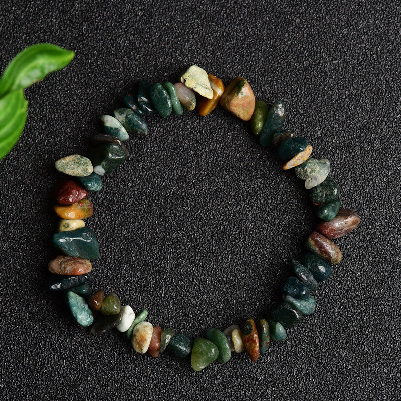 Stone Chain Citrine White-barked Pine Tigereye Trendy Male Female Personality Bracelet