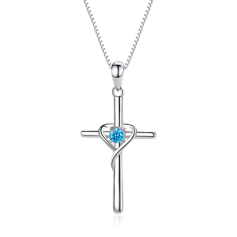 Cross Frame Female Niche Retro Personality Necklaces