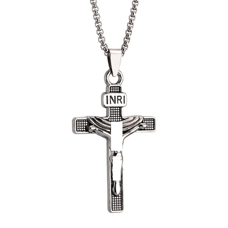 Women's & Men's Simplicity Long Gothic Vintage Stainless Steel Pendants