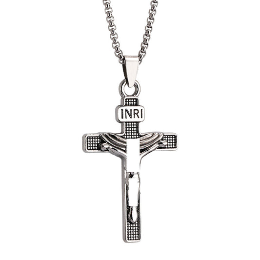 Women's & Men's Simplicity Long Gothic Vintage Stainless Steel Pendants
