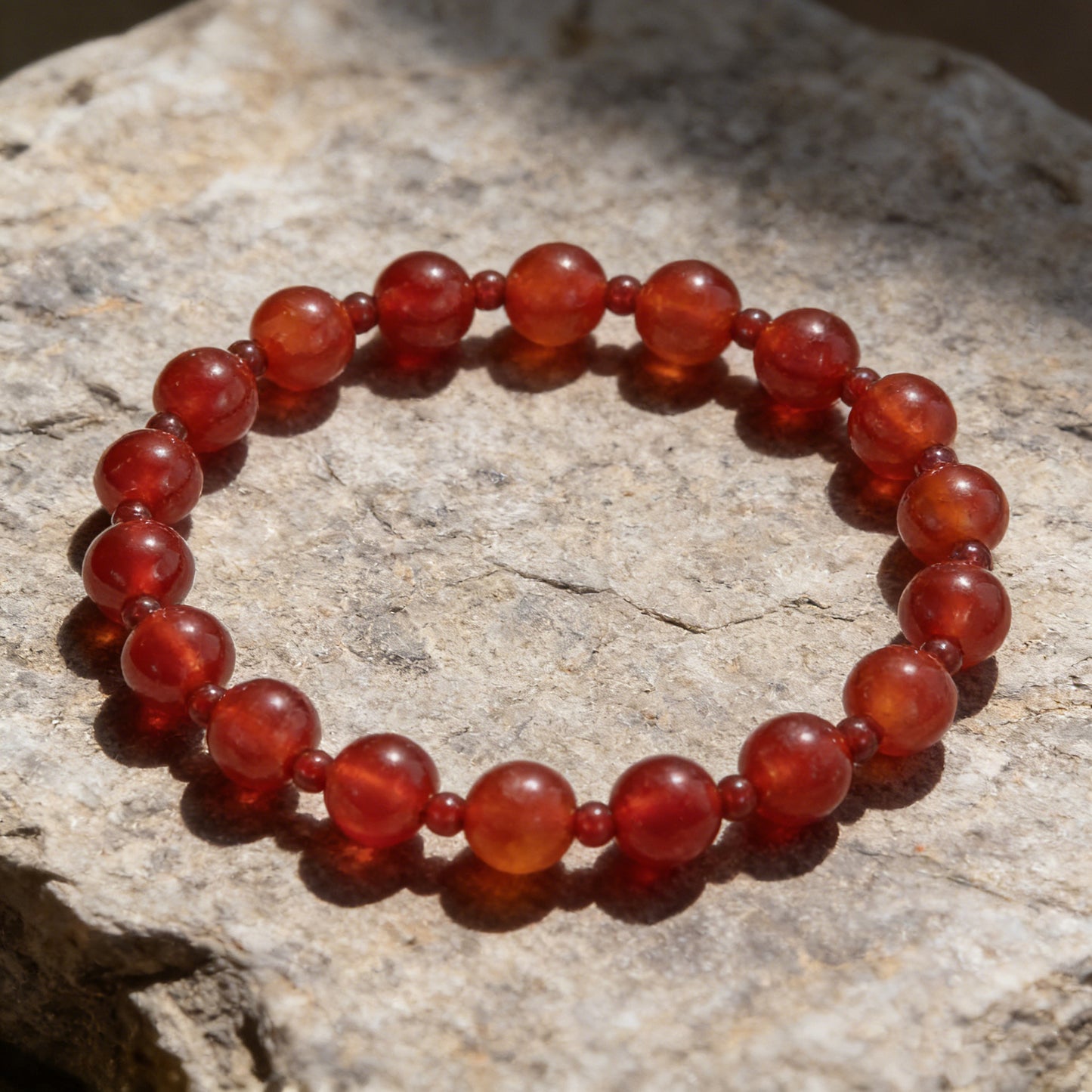Xu Yan Natural Red Agate Light Luxury Single Bracelets