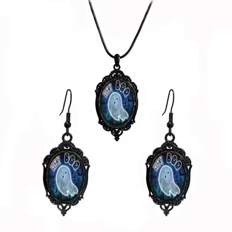 Fashion Elegant Glass Suite Romantic Gift Jewelry Set