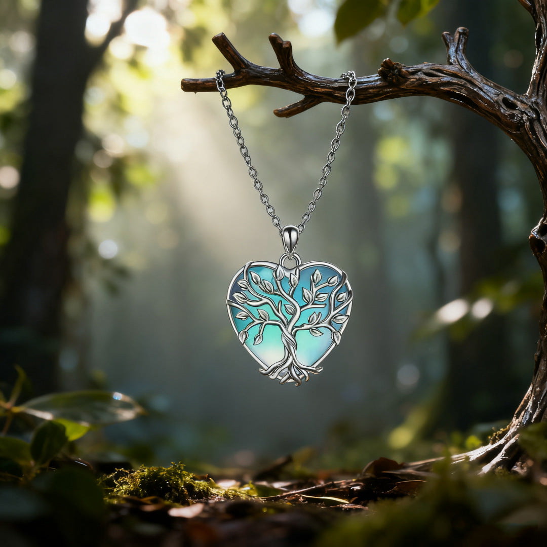 Personality Affordable Luxury Senior Love Tree Of Life Jewelry Set