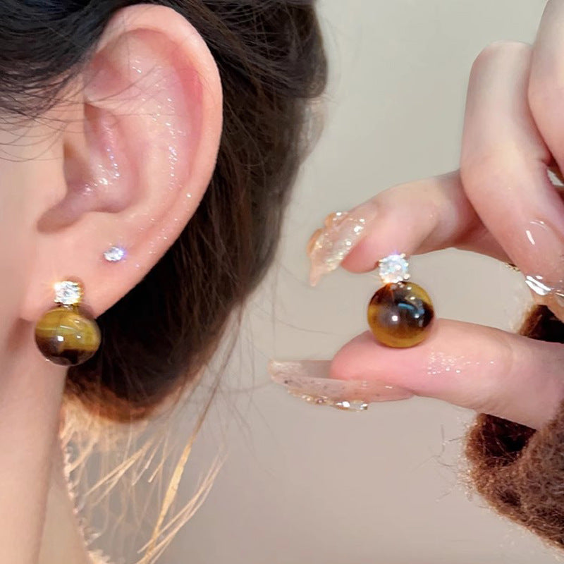 Needle High-grade Female Affordable Luxury Style Tassel Niche Temperamental Earrings