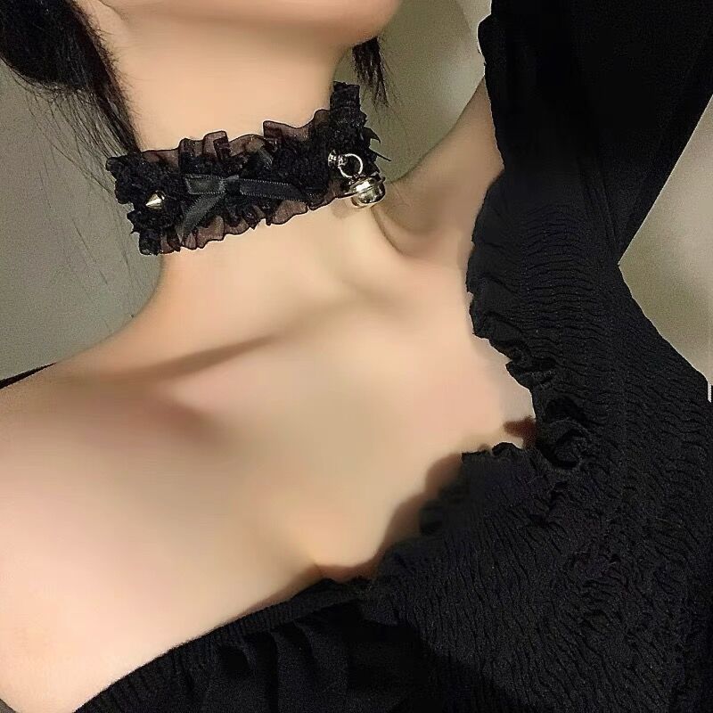 Women's Little Bell Shape Neck Band Clavicle Chain Necklaces