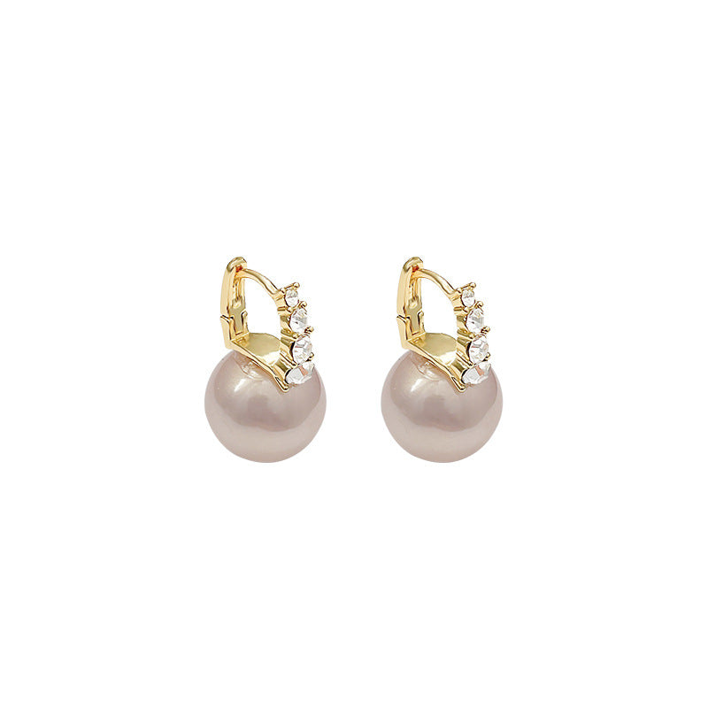 Women's Style Pearl Light Luxury French Minority High-grade Sense Earrings