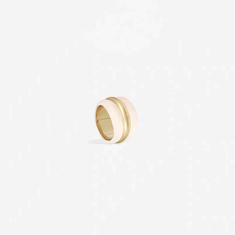 Women's Enamel Retro Easy Matching High Sense Simple Niche Design Rings