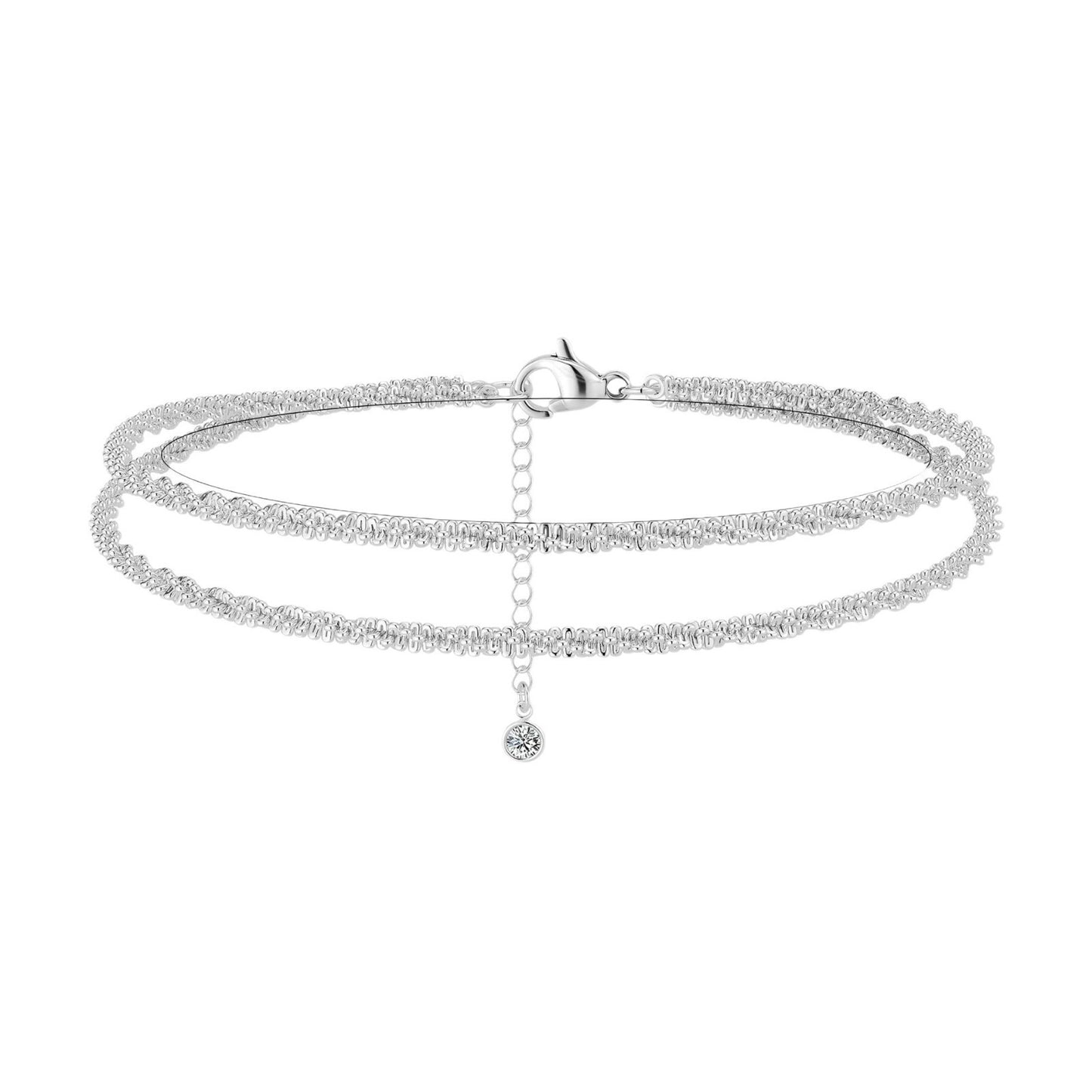 Glamorous Women's Simple Adjustable Chain Thin Bracelets