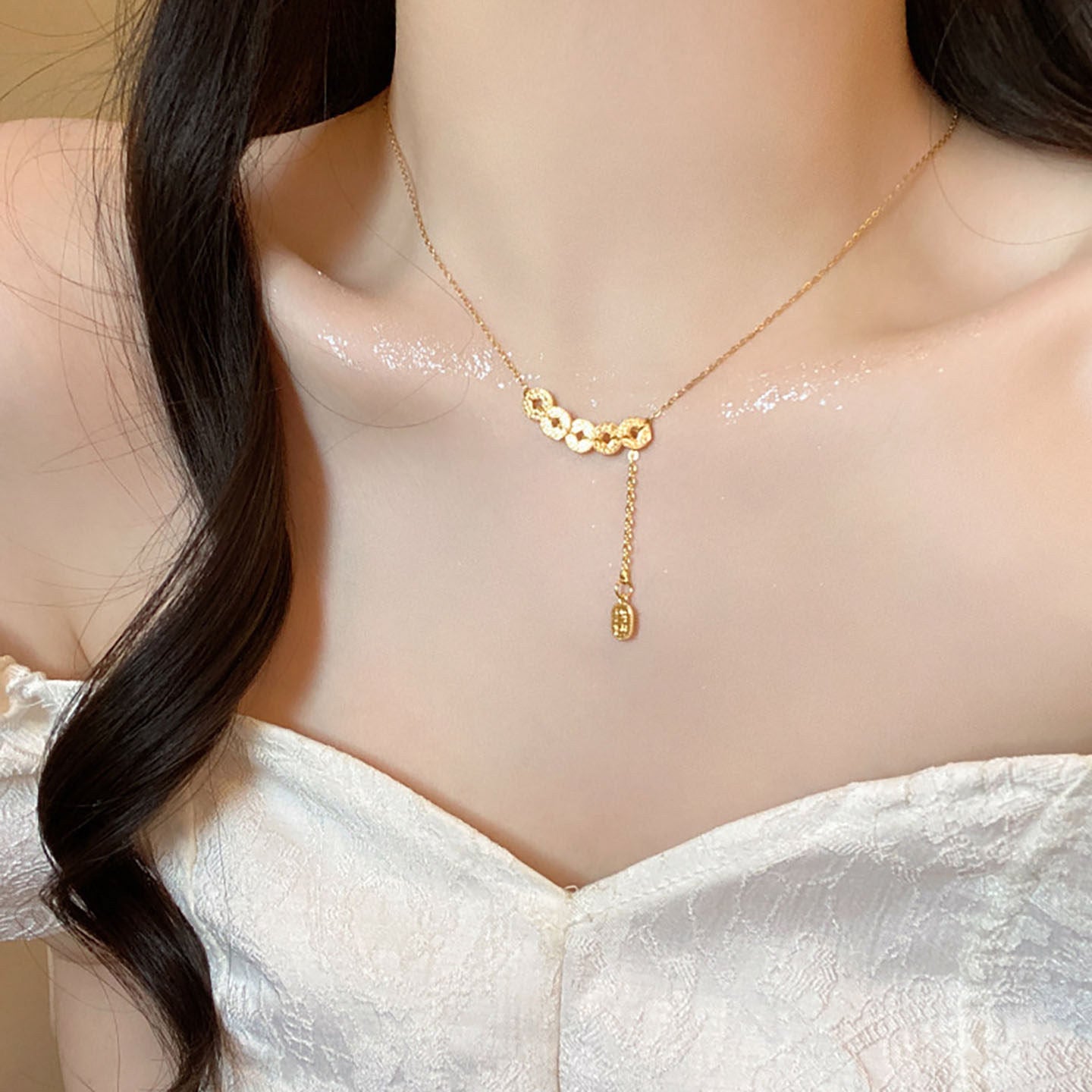 Women's Wind Clavicle Chain Design Love High-grade Necklace