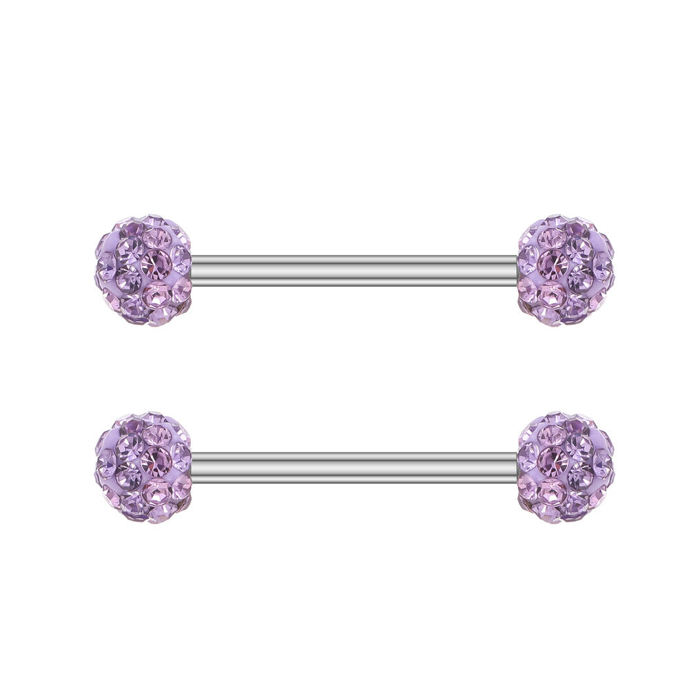 Zircon Nipple Stylish Piercing Jewelry Adhesive Earrings