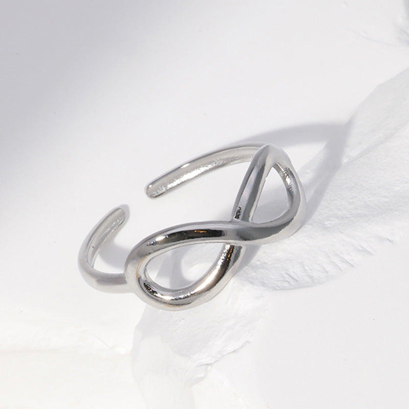 Female Niche Design Stainless Open Simple Rings