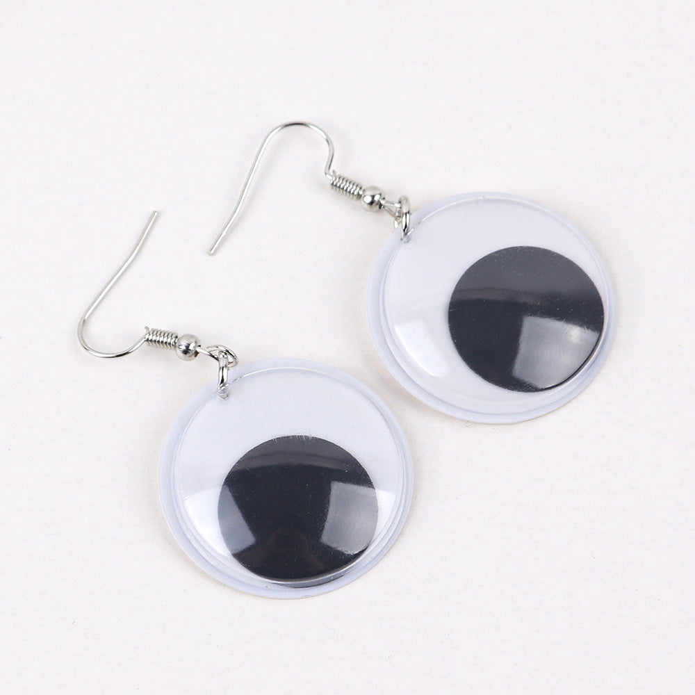 Retro Halloween Hip Hop Funny Party Earrings