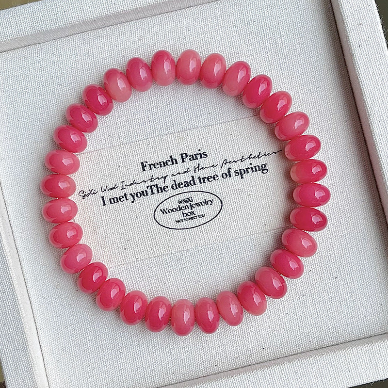 Cat's Paw Plum Chinese Style Abacus Beads Crafts Bracelet