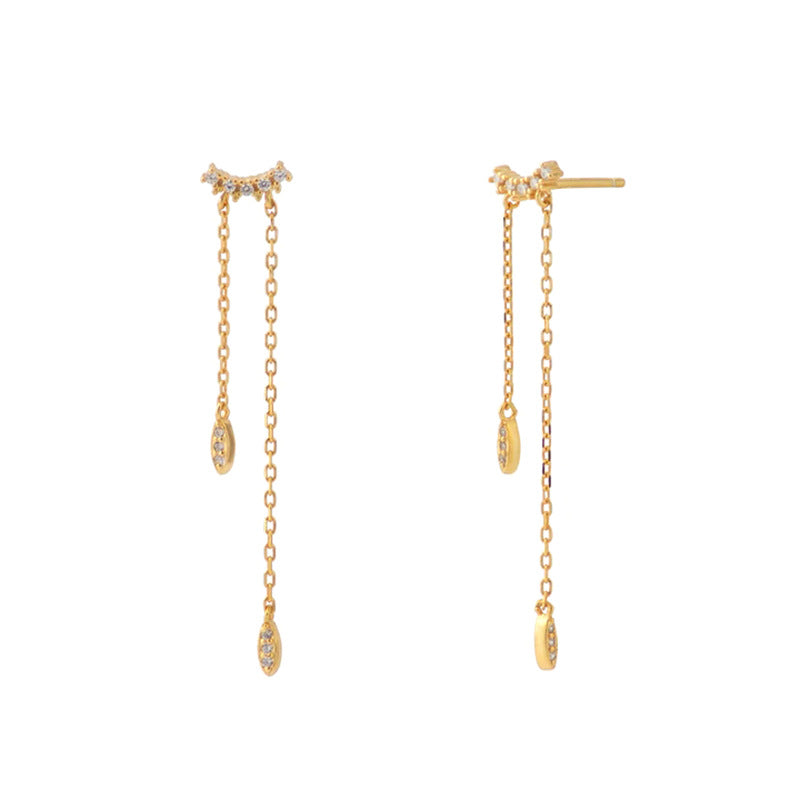 Women's Chain Double Hole Ear Fashion Trend Rings